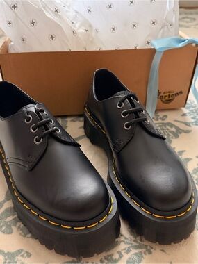 1461 Quad - Polished Smooth Leather